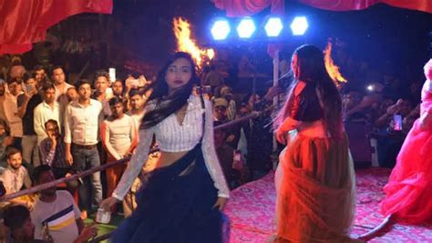 Sex Workers Dance Around Burning Pyres At Varanasis Manikarnika Ghat