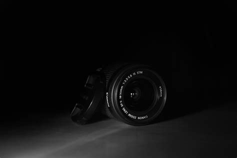 Black Dslr Camera With Black Background · Free Stock Photo