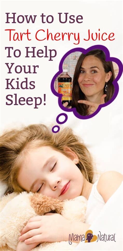 How Tart Cherry Juice Can Help Kids Sleep Better Adults Too Artofit