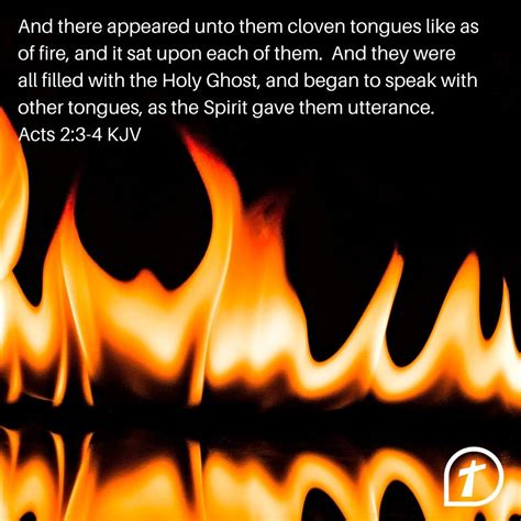 Tongues Of Fire Holy Spirit