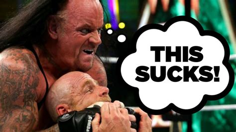 Wwe Matches The Undertaker Wants You To Forget