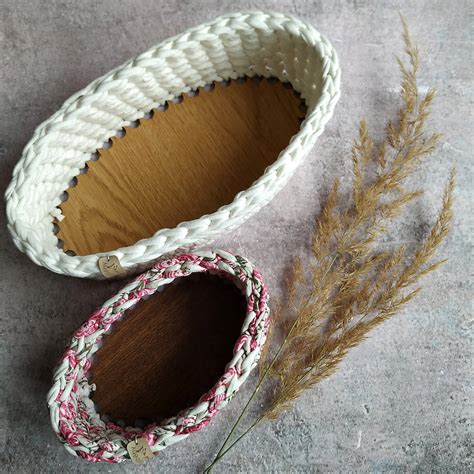 Háčkované košíky set Nude ZapletenePribehy SAShE sk