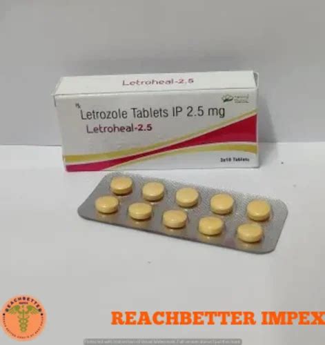 Letrozole 2 5 Mg Letroheal Tablets IP For Hospital Packaging Type