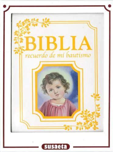 Biblia Recuerdo De Mi Bautismo De Mar N Lorena Editorial Susaeta