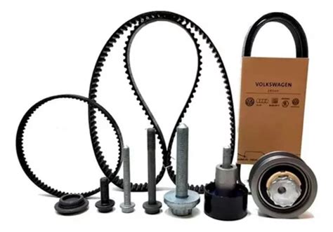 Kit Todas Correias Rolamentos Tensor Polo Virtus Original Vw