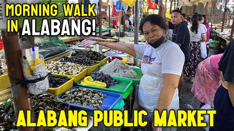 ALABANG MUNTINLUPA Local Market PALENGKE Tour Morning Walk Around