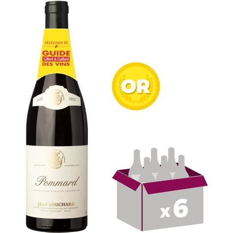 Jean Bouchard 2012 Pommard Vin Rouge De Bourgogne La Cave Cdiscount