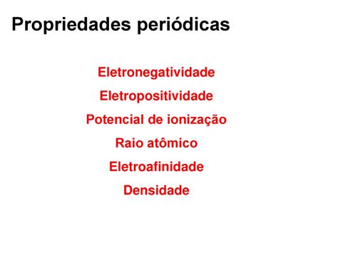 Aula Tabela Peri Dica Ppt Carregar