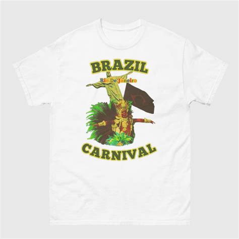 Brazil Carnival T Shirt Rio De Janeiro Brazil T Shirt Brazil Ts