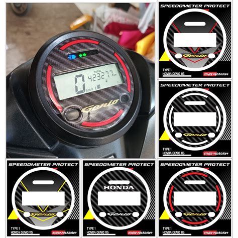 Jual Sticker Genio Resin Timbul Stiker Speedometer Spido Honda Genio