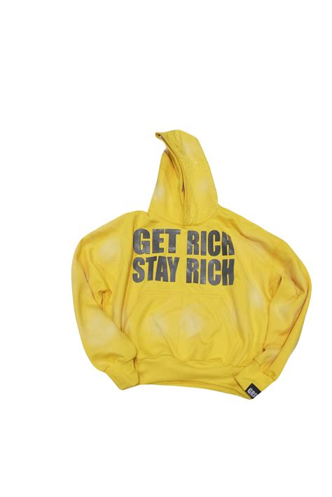 GET RICH STAY RICH YELLOW HOODIE – GRSR