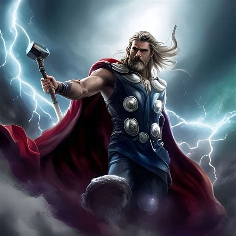 Thor The Mighty God Of Thunder Ai Generated Artwork Nightcafe Creator