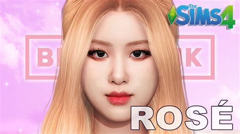 Blackpink Ros The Sims Cas Full Cc List Youtube