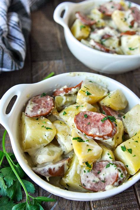 Crockpot Recipes Smoked Sausage And Potatoes Louann Gresham