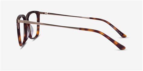 Grande Rectangle Tortoise Gold Full Rim Eyeglasses Eyebuydirect Canada