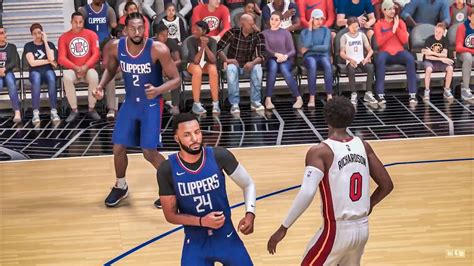 La Clippers Vs Miami Heat 112024 Nba 2k24 Gameplay Youtube