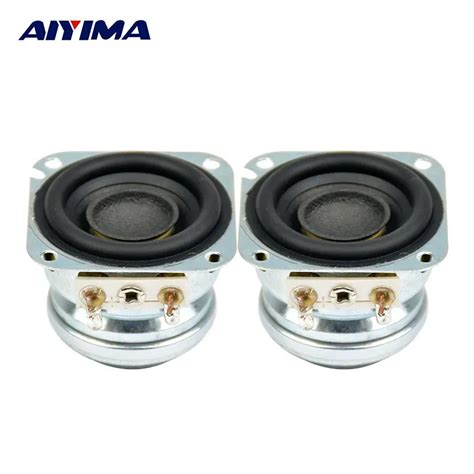 Aiyima Pcs Inch Audio Portable Speakers Ohm W W Full Range