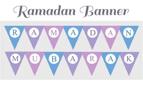 Printable Ramadan Banner - Printable Word Searches