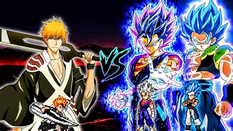 Ichigo Tybw V Bankai Op V New Vs Vegito Op All Form Gogeta Op