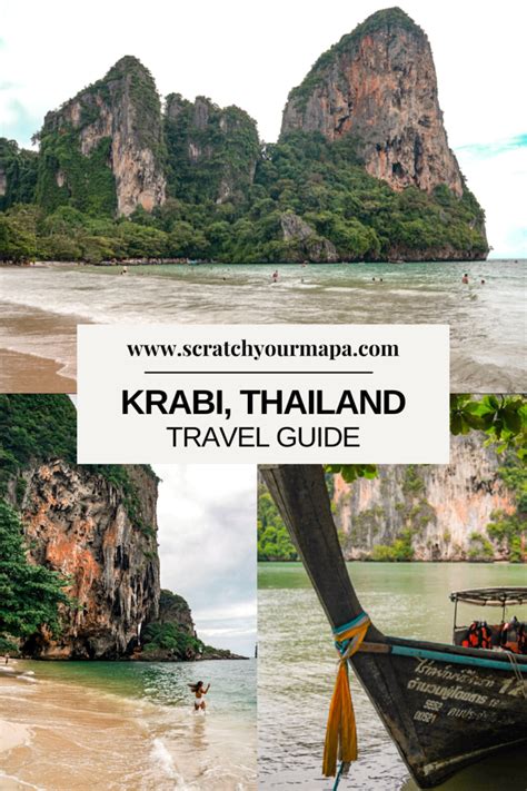 11 Epic Things to Do at Krabi, Thailand - Scratch your mapa