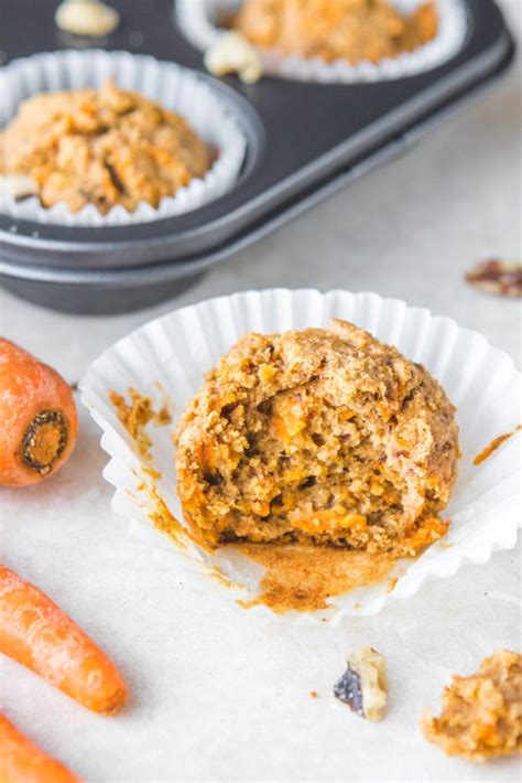 Vegan Carrot Cake Muffins Gluten Free From My Bowl