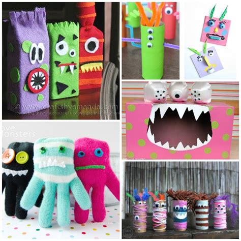 Monstrous List Of Monster Crafts For Kids Fantastic Fun And Learning