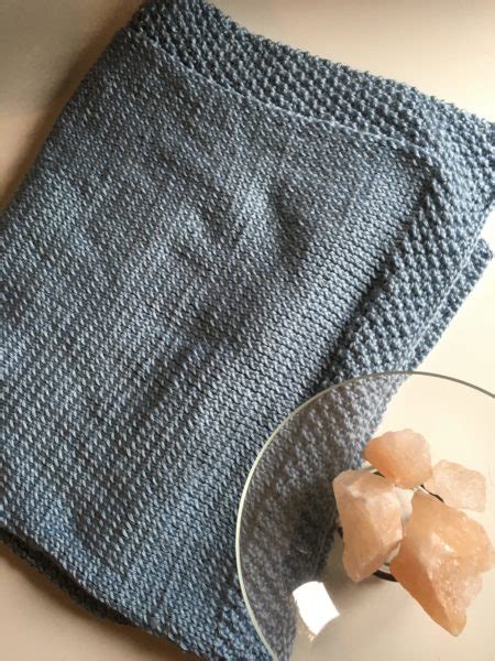 Double Seed Stitch Baby Blanket | Knitting in the Park