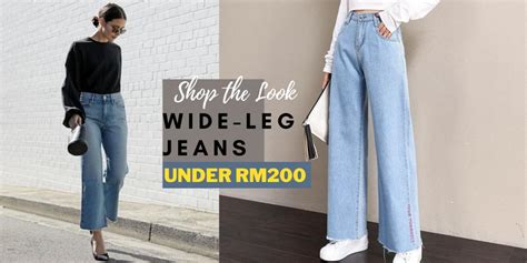 Bye Skinny Jeans Shop These Chic Wide Leg Jeans Just Under RM200