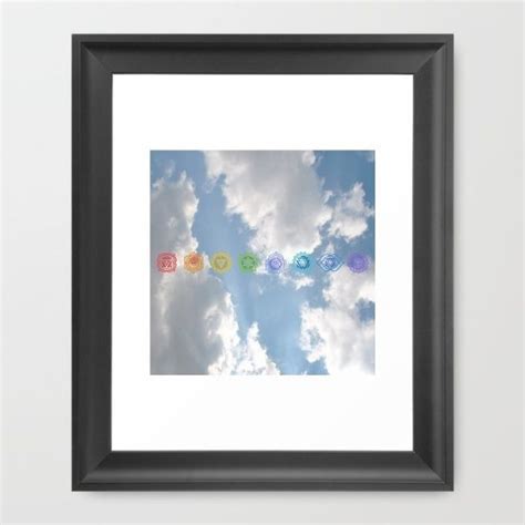 Chakras Up To The Sky Framed Art Print By Azima Framed Art Prints Up