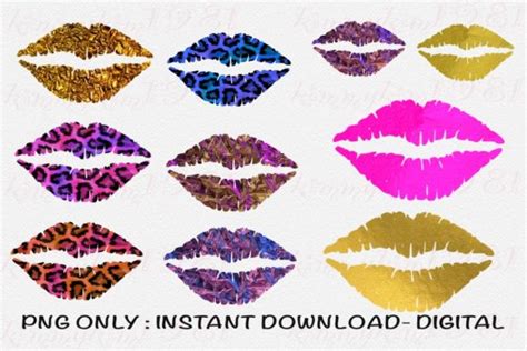 Leopard Lips Sublimation Png Clipart Graphic By Kimmykim Creative