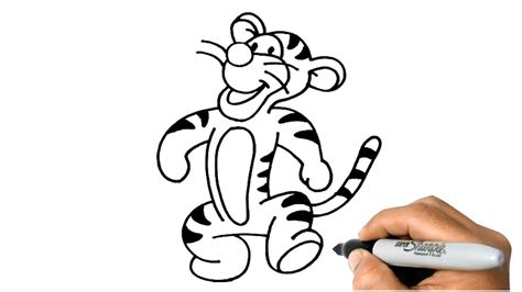 How To Draw Tigger Easy Winnie The Pooh, 48% OFF