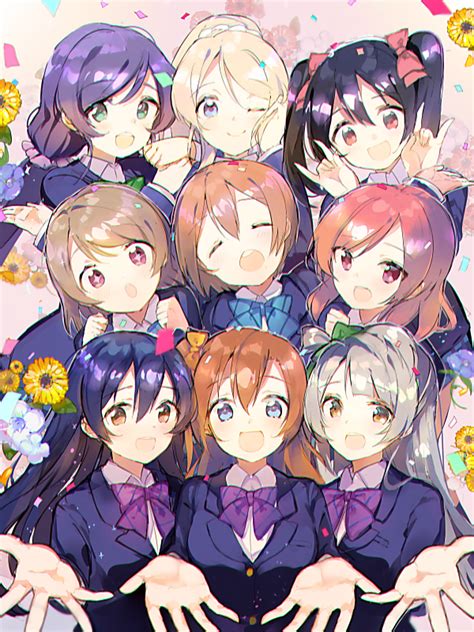 Nishikino Maki Sonoda Umi Toujou Nozomi Yazawa Nico Ayase Eli And