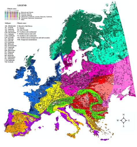 Climate Zones Of Europe