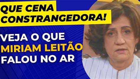 VIRALIZOU MIRIAM LEITÃO TENTA PASSAR PANO PARA LULA MAS É