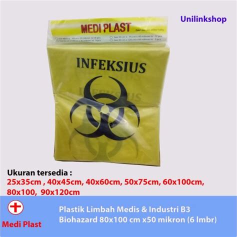 Promo Plastik Limbah Medis Dan Industri B Bio Hazard Pe X Cm