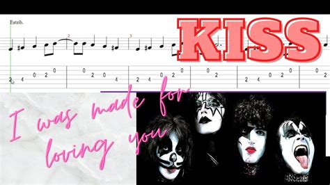 Kiss I Was Made For Loving You Melod A Tutorial Tab Youtube