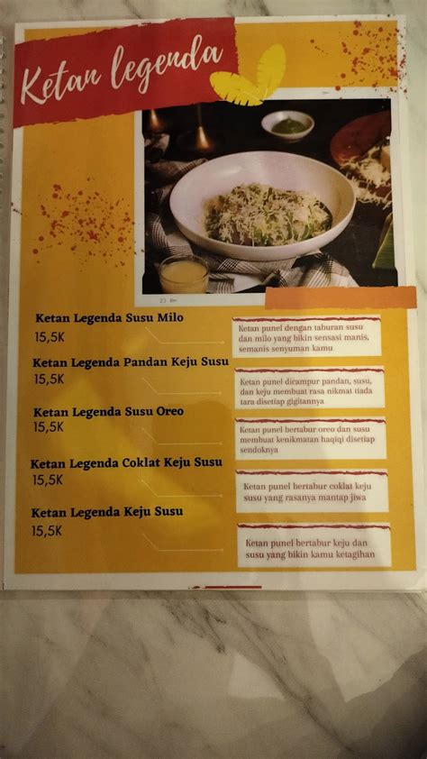 Carta Del Restaurante Nasi Goreng KakiLima Semarang