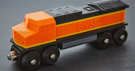 Toy Train BNSF locomotive BRIO / IKEA compatible by TechNerd | Download free STL model ...