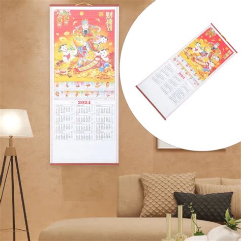 Papier Calendrier Mural Zodiaque Bureau Mensuel Grand De L Ann E