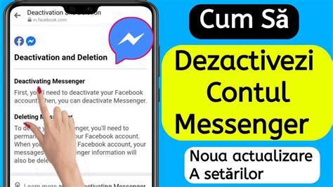 Cum S Dezactivezi Contul Messenger Nou Cont Messenger