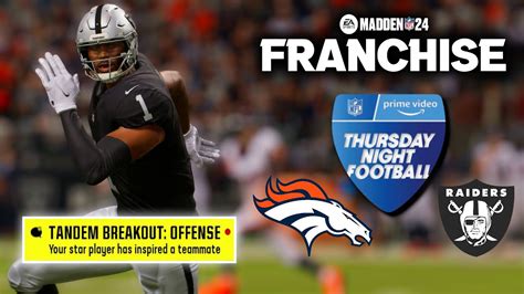 Primetime Breakout Chance Madden 24 Las Vegas Raiders Franchise Ep