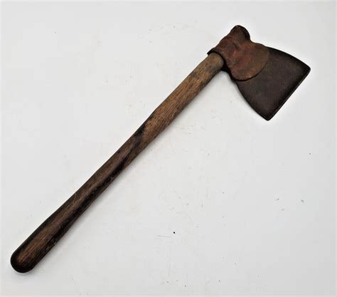 Antique Iron Tobacco Axe Hatchet Great Patina And Condition 18 25 Long