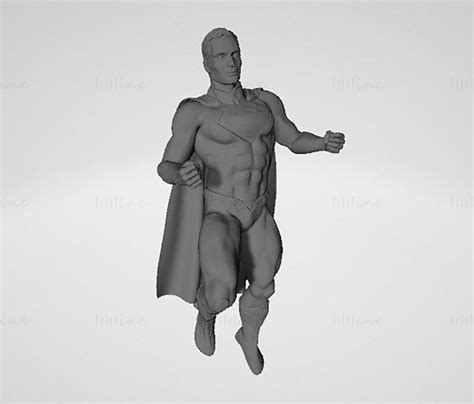 Classic Superman 3d Print Model Stl