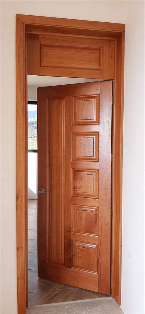 Puerta De Madera De Cedro Con Antepecho Flush Door Design Wooden