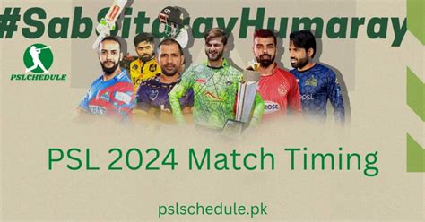 Psl 2024 Schedule Sports One World