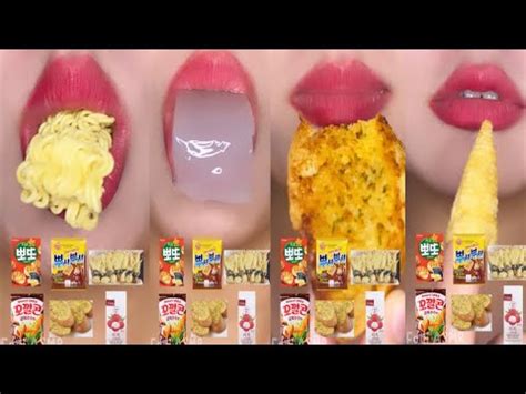 ASMR KOREAN SNACKS EATING SOUND 과자 먹방 챌린지 YouTube