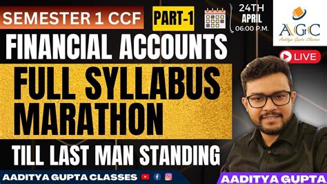 Financial Accounts Ccf Part Full Syllabus Marathon Cu Exams