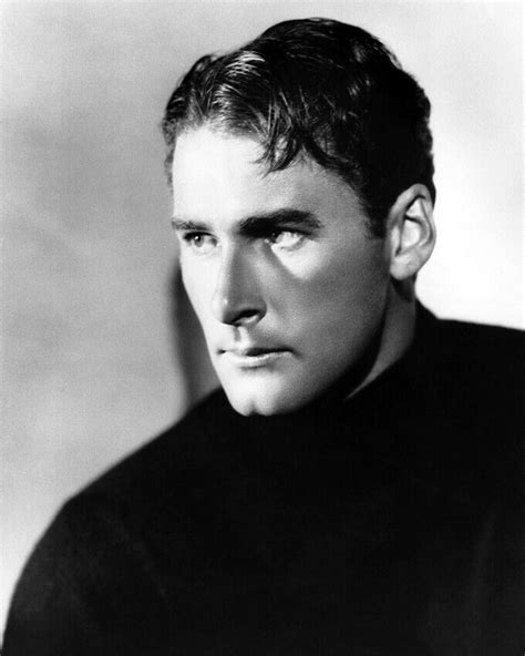 Errol Flynn Profile Portrait In Black Sweater Young 8x10 Photo Errol