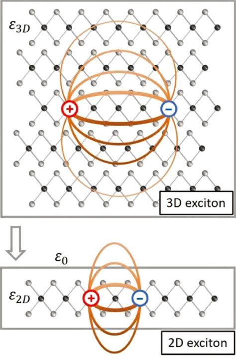 Illustration Of Coulomb Interaction Leading To The Formation Of