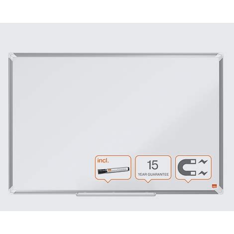 Nobo Whiteboard Premium Plus Stahl Wei Emailliert Oder